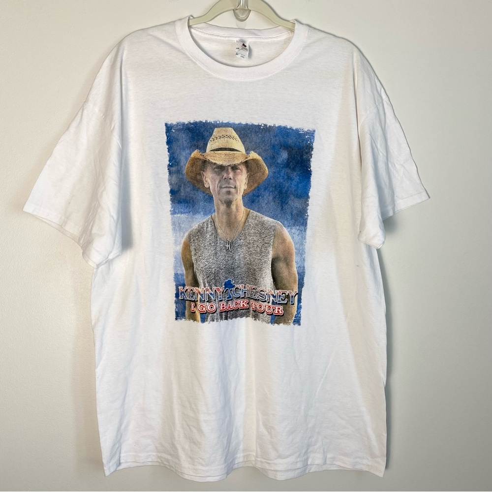 Kenny Chesney I Go Back Tour Concert T-shirt w/ Kelsea Ballerini 2023 XL White